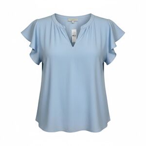 LOFT Ruffled Sleeve Blouse